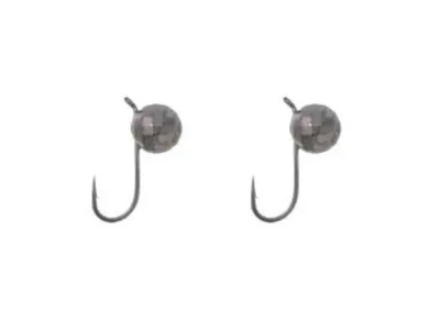 Мормишка FISHING ROI вольфрам Диско з вушком 4мм 0,65г black nickle