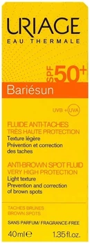 Флюїд для обличчя проти пігментації Uriage Bariesun SPF 50+ зволожуючий і захисний 40 мл (3661434007330)