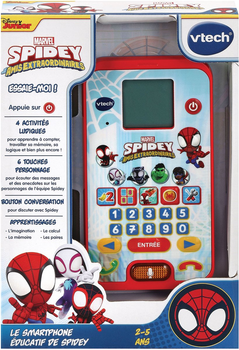 Interaktywny smartfon Vtech Pająk i jego wspaniali przyjaciele (wersja w języku duńskim) (3417765544231)