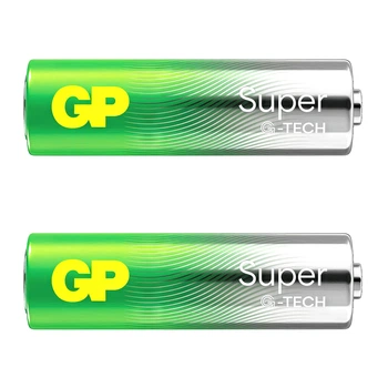 Батарейки GP SUPER ALKALINE 1.5V 15A21-SB2 Щелочные, LR6, AA 2 шт.