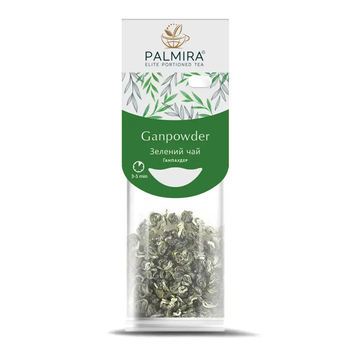 Чай зеленый "Ганпаудер" PALMIRA T-Cup, 2,4г × 10 шт.