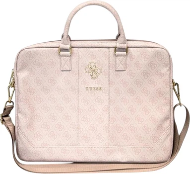 Сумка для ноутбука Guess 4G Big Logo 16" Pink (3666339005344)
