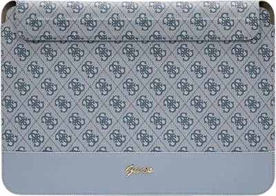 Чохол для ноутбука Guess 4G Stripe Metal Logo 14" Blue (3666339110857)