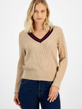 Пуловер жіночий Tommy Hilfiger 59495334 XL Бежевий (1159849818)