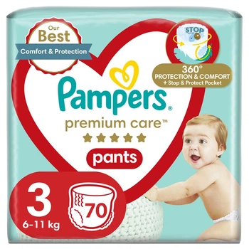 Підгузки Pampers Premium Care Pants Midi Розмір 3 (6-11 кг), 70 шт (8001090759955)
