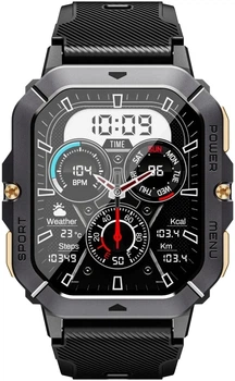 Смарт-годинник Oukitel BT101 Black (6931940739825)