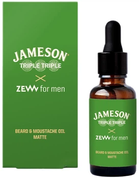 Арганова олія для бороди Zew For Men Jameson Triple Triple зміцнювальна 30 мл (5905683265805)
