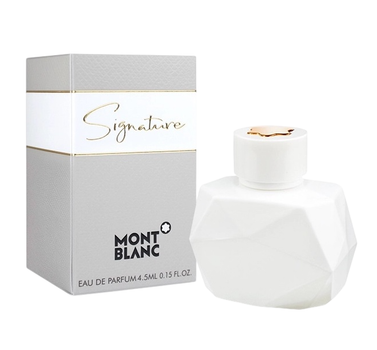 Миниатюра Парфюмированная вода для женщин Montblanc Signature 4.5 мл