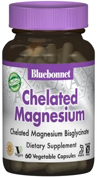 Магний хелатный Bluebonnet Nutrition Albion 60 гелевых капсул (743715006829)