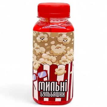 Мыльные пузыри Попкорн 200 мл пузырьковая палочка MIC (P-5693) (269163)
