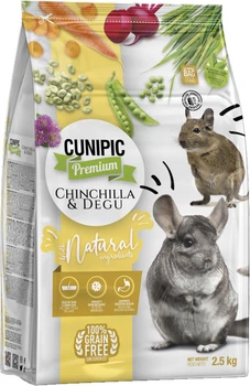 Karma dla gryzoni Cunipic Premium Chinchilla & Degu 2.5 g 259446 (8437021991635)
