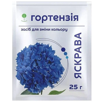 Средство для изменения цвета гортензий Яскрава 25 г