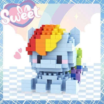 Конструктор блочный My Little Pony Май Литл Пони Rainbow Dash Радуга Дэш 209 деталей