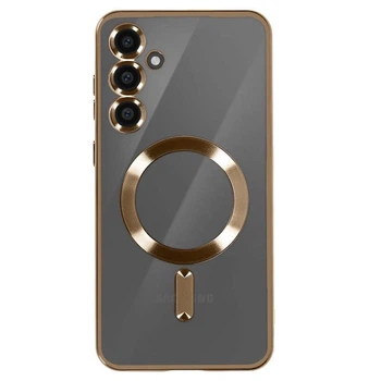 Силиконовий чохол SHINING with MagSafe для Samsung Galaxy S24/S25 Gold 73856