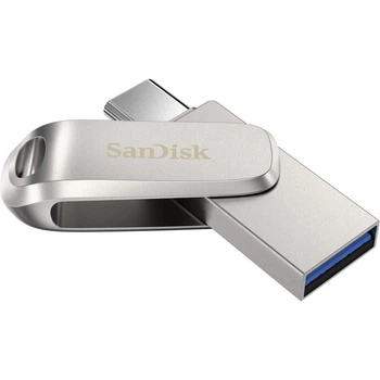 USB флеш накопитель SanDisk 128GB Dual Drive Luxe USB 3.1 + Type-C (SDDDC4-128G-G46) (353535)