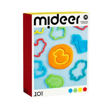 Формы для тиснения из глины, теста, пластилина Mideer Animal 10 штук (MD1543)