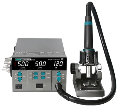 Термоповітряна паяльна станція SUGON 8610DX Pro фен / 100-500 °С / 120 л/хв / 4 канали пам'яті / 1000 Вт