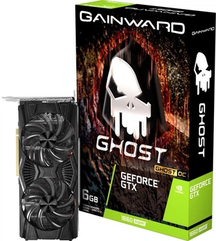 Видеокарта Gainward GeForce GTX 1660 SUPER Ghost OC (NE6166SS18J9-1160X-1)