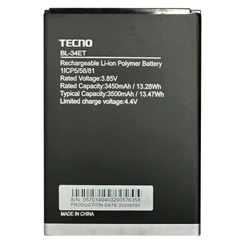 Аккумулятор для Tecno POP 3 (BB2) BL-34ET (3500 mAh)