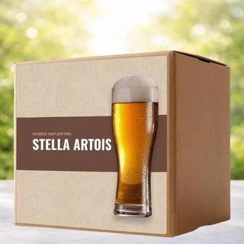 Зерновой набор для домашнего пивоварения Stella Artois на 50 литров пива с хмелем Херсбрукер