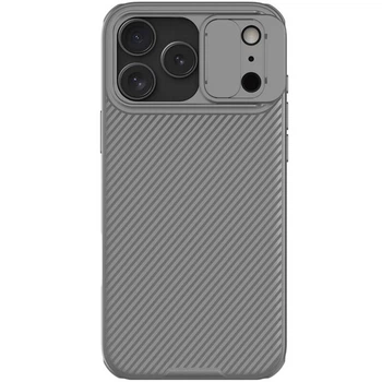 Карбоновая накладка Nillkin CamShield Pro для Apple iPhone 17 Pro / 18 Pro (6.3") Titanium gray