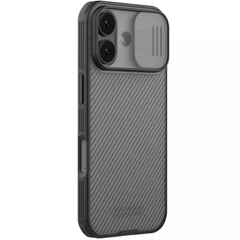 Карбоновая накладка Nillkin CamShield Pro для Apple iPhone 17 (6.3") Transparent black
