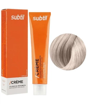 Устойчивая краска Subtil для волос Creme Permanent Hair Color 10/21 Экстрасветлый перламутровый блондин пепельный 60 мл