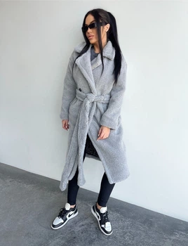 Шуба з еко хутра, колір Сірий Fashion NG_30800Grey S 2000001002339