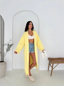 Кардиган, колір Жовтий Fashion 9NO_125Yellow M 2000000961019