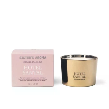 Свеча ароматическая SISTERS AROMA Hotel Santal 150 г (4820227786169)