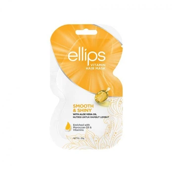 Маска для волос ELLIPS Роскошное сияние с маслом Алоэ Вера 20 г (8993417489921)