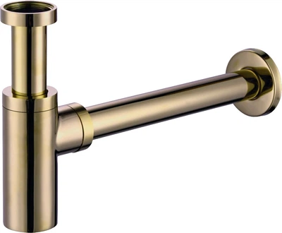 Сифон для раковины VBI BRUSHED GOLD универсальный
