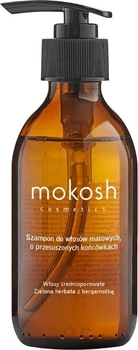 Szampon do włosów matowych Mokosh Zielona herbata z bergamotką o przesuszonych końcówkach 200 ml (5902729036566)