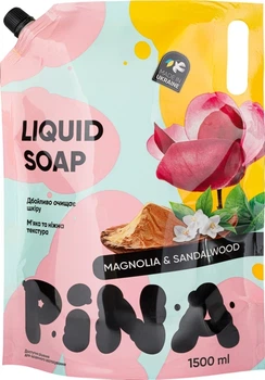 Рідке мило Pina Magnolia and Sandalwood дой-пак 1500 мл