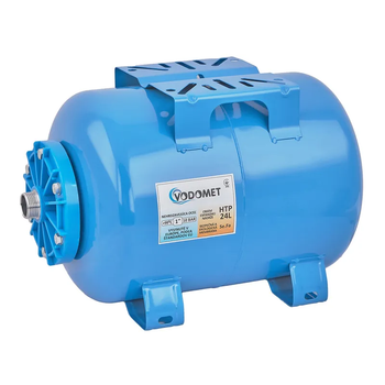 Гідроакумулятор горизонтальний Vodomet HTP-24L корпус-сталь, мембрана Se.Fa, фланець-сополімер (VO4 ( 19263 )