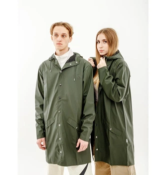 Куртка унісекс Rains Jackets Green M/L Зелений 1202-GREEN