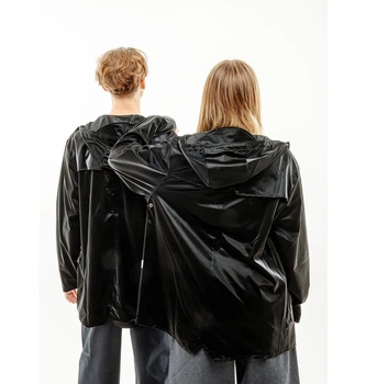 Куртка унісекс Rains Jackets Black L/XL Чорний 1201-VELVETBLACK