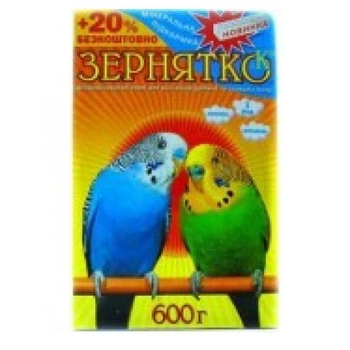 Зернятко корм для попугаев Рома, 600гр