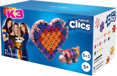Klocki konstrukcyjne Nano Clics K3 5 w 1 190 elementów NC014 (5414699000718)