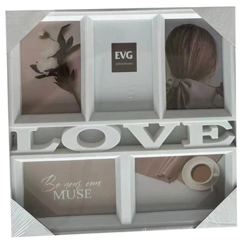Фоторамка-колаж EVG Inno ZB-L5-3233 WHITE COLLAGE 5 на 5 фото 10×15 см білий