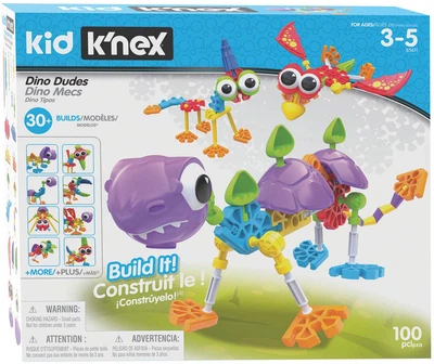 Конструктор K’Nex Kid Dino Dudes 100 елементів 36176 (744476856111)