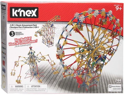 Конструктор K’Nex 3 в 1 Парк розваг 744 елементи 37679 (744476170354)