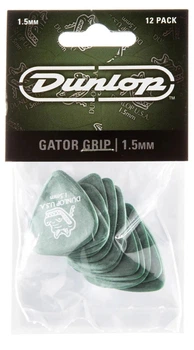 Медиаторы Dunlop 417P1.5 Gator Grip Player's Pack 1.50 mm (12 шт.)