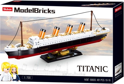 Klocki konstrukcyjne Sluban Titanic 1:700 481 element M38-B0835 (6938242957056)