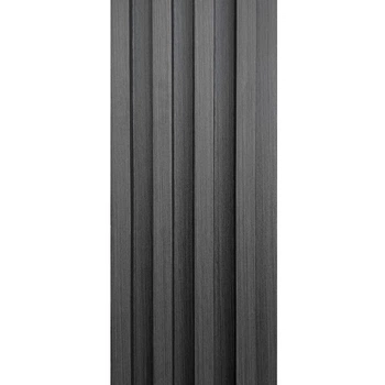 Декоративная стеновая рейка Sticker Wall WPC Графит 160x3000x23 мм (SW-00001529)