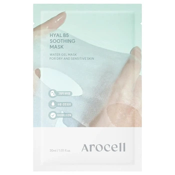 Заспокійлива маска з пантенолом та гіалуроновою кислотою Arocell 10 Hyal B5 Soothing Masks, 1 шт