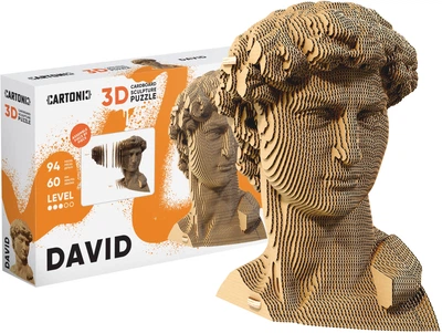 3D пазл-конструктор Cartonic 3D Puzzle David Картонний (CARTDAV)