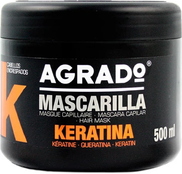 Маска для волосся Agrado Keratin для кучерявого волосся 500 мл (8433295048273)