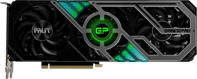 Видеокарта Palit RTX 3070 8Gb GamingPro OC (NE63070S19P2-1041A) (GDDR6, 256 bit, PCI-E v4.0 x16) Б/у