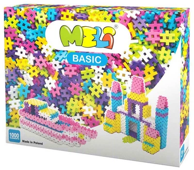 Конструктор Meli Basic розовые 1000 элементов 50031 (5902431290126)